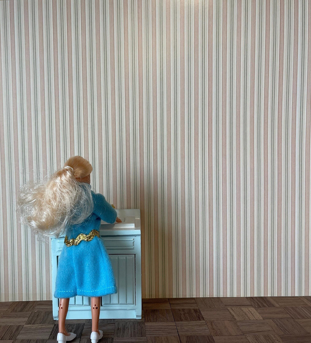 1:12 Dollhouse Miniature Wallpaper