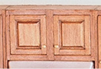 Dollhouse DIY 3" upper cabinet kit with material and instruction from Miniature Houseworks