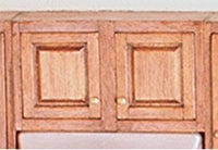 Dollhouse DIY 3" upper cabinet kit with material and instruction from Miniature Houseworks - J039