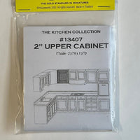 Dollhouse DIY 2" upper cabinet kit with material and instruction from Miniature Houseworks