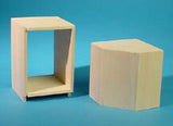 Dollhouse DIY upper and base corner cabinet kit with material and instruction from Miniature Houseworks