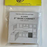 Dollhouse DIY 2" base cabinet kit 4 drawers with material and instruction from Miniature Houseworks - J038