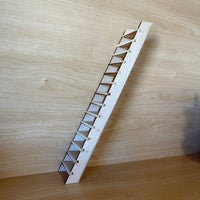 Dollhouse Stairs Staircase Stairway for 10 Inch Ceiling Unfinished Miniature Staircase with 65 Degree Angle