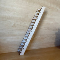 Dollhouse Stairs Staircase Stairway for 10 Inch Ceiling Unfinished Miniature Staircase with 65 Degree Angle J032