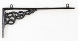Dollhouse Supplies Metal Wall Bracket Miniature Metal Hook 1:12 Scale Hardware (black) - C096