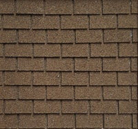 Dollhouse Brown Asphalt Shingles 8 Stripes Pack - 1 Square Feet Coverage - H052