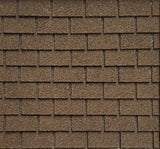 Dollhouse Brown Asphalt Shingles 8 Stripes Pack - 1 Square Feet Coverage - H052