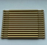 1:12 Dollhouse Supplies Miniature Carpet Stair Rods Set with 15 Rods 1-15/16 inch long - F048