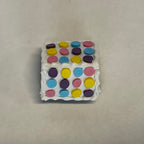 1:12 Scale Miniature Christmas Gingerbread House with Macarons, 13/16 inch tall, DIY Dollhouse Supply