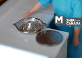 1:6 Dollhouse Supplies miniature Metal Manual Juicer E041