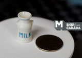 1:12 Miniature Dollhouse Ceramic Milk Jug / Dollhouse Miniature ceramic Jug - A035