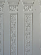Panneau mural à pilastre orné miniature à l'échelle 1/12, carton mousse gaufré, 34,3 x 24,8 cm, fourniture pour maison de poupée à faire soi-même