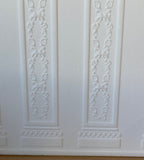 Panneau mural à pilastre orné miniature à l'échelle 1/12, carton mousse gaufré, 34,3 x 24,8 cm, fourniture pour maison de poupée à faire soi-même