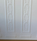 Dollhouse Supplies Embossed Wall Columns Panel Sheet 13-1/2" x 9-3/4"