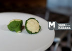 Choux-fleurs miniatures à l'échelle 1:12, lot de 2, 1,4 cm de long, fournitures pour maison de poupée à faire soi-même