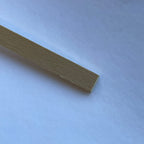 Dollhouse Supplies Door Trim Window Casing Pine Wood Strips Set of 4 , 1/8" x 3/8" x 12" Inch Long