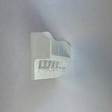 1:12 Dollhouse Supplies Miniature Wall Shelf with 5 Hangers (White) - D046