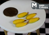 1:12 Dollhouse Supplies Miniature Vegetable 5 x corns - D058