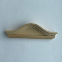 1:12 Dollhouse Miniature Bonnet Window Pediment Set of 2 - I044