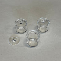 1:12 Dollhouse Miniature Round Canisters Jars Containers with Lids Set of 3 H041