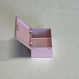 Miniature Tin Box, Ballerina Box, 1:12 Metal Box, Metal Box for Dollhouse, Rectangular Box, Dollhouse Decoration Box - H026