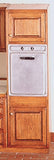 Dollhouse DIY 2" oven cabinet kit with material and instruction from Miniature Houseworks - J040