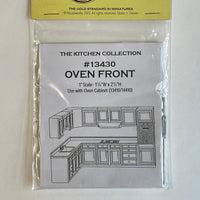 Dollhouse DIY Oven Front for Cabinet Kit - From Houseworks