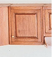 Dollhouse DIY 2" upper cabinet kit with material and instruction from Miniature Houseworks - J038