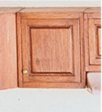 Dollhouse DIY 2" upper cabinet kit with material and instruction from Miniature Houseworks - J038