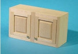 Dollhouse DIY 3" upper cabinet kit with material and instruction from Miniature Houseworks - J039