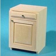 Dollhouse DIY 2" base cabinet kit swing door and drawer with material and instruction from Miniature Houseworks