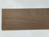 Dollhouse Walnut Strip Wood Sheet Plank Stripwood Siding Panel Batten Panel Miniature Beadboard 12"(L) x 3/32"(D) x 3"(H) - 12 inch long