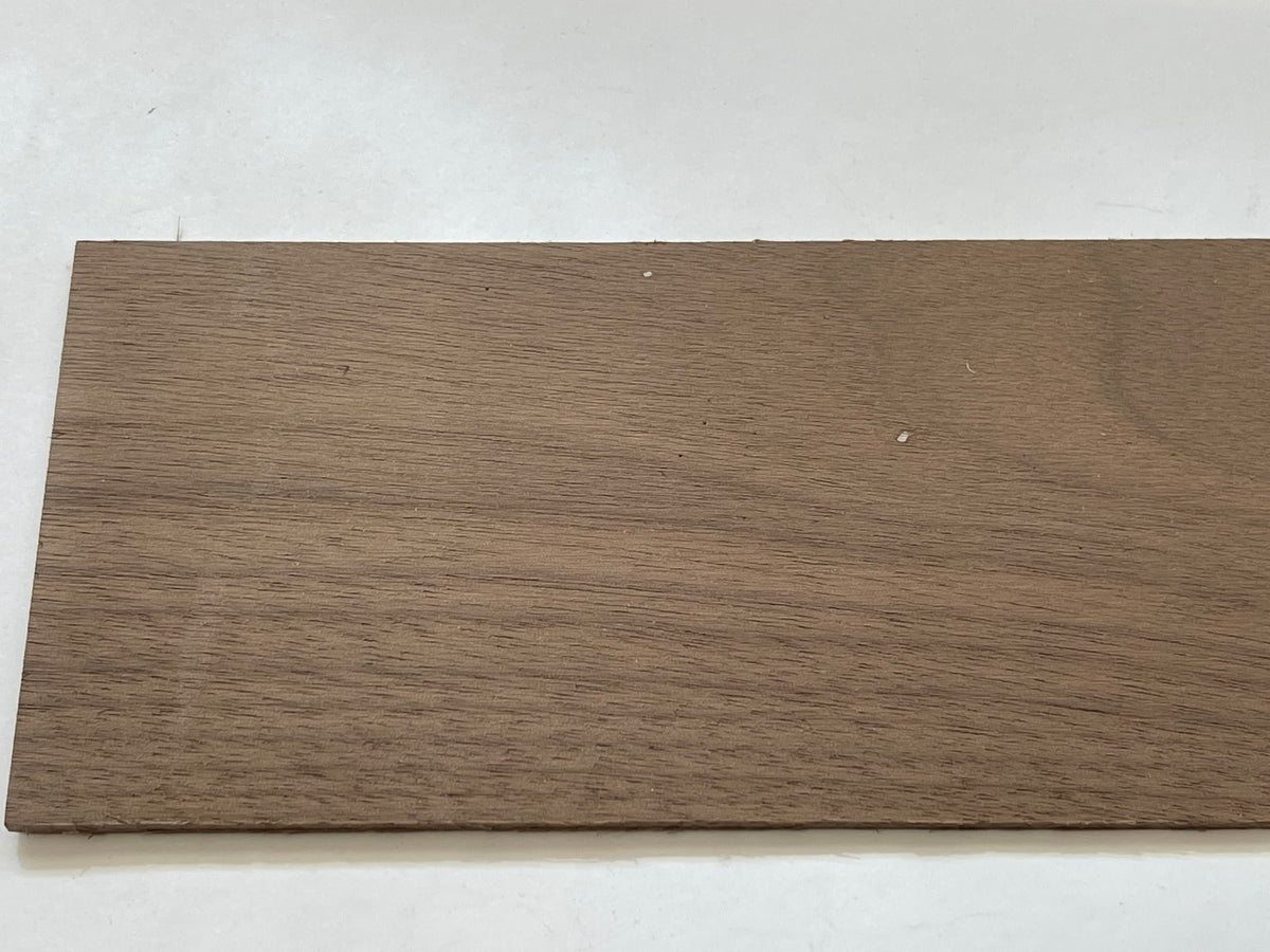 Miniature Walnut Wood Sheet for Dollhouse Flooring and Walls, 12 x 3 x 3/32 inch