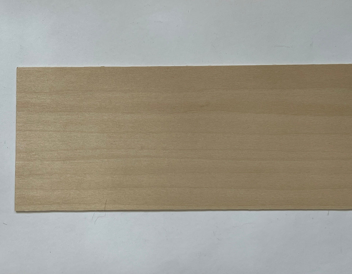 Miniature Oak Wood Sheet for Dollhouse Flooring and Walls, 12 x 3 x 1/32 inch
