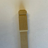 1:12 Dollhouse Supplies Miniature Handrail Ends Newel Post Unfinished Balcony Handrail Posts Set of 6 - I033