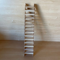 Dollhouse Stairs Staircase Stairway for 10 Inch Ceiling Unfinished Miniature Staircase with 65 Degree Angle J032