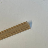Dollhouse Supplies Miniature Cornice Molding Unfinished 1 Inch Scale Dollhouse Supplies Molding 12 inch long