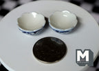 Dollhouse Supplies Miniature ceramic Bowl set of 2 - A073