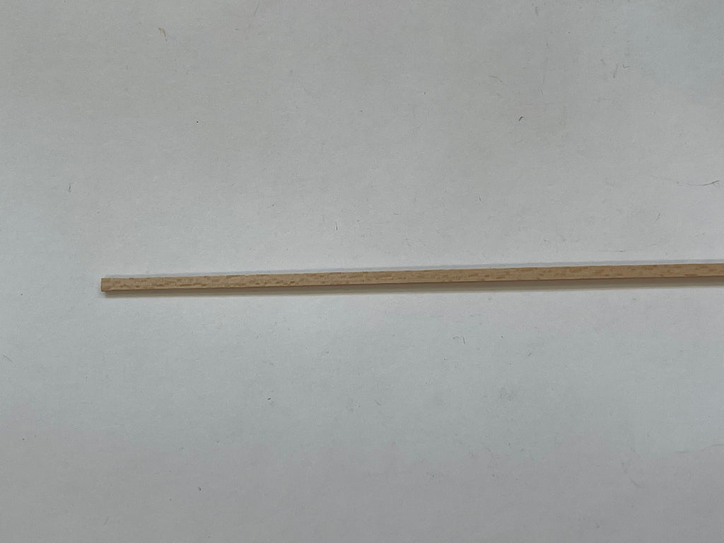 Wood Strips Dollhouse Door Trim Window Casing Set of 12 , 1/32" x 3/32" x 12" inch long each