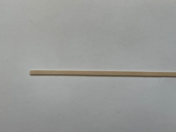 Wood Strips Dollhouse Supplies Door Trim Window Casing Set of 12 , 1/32" x 1/8" x 12" inch long each