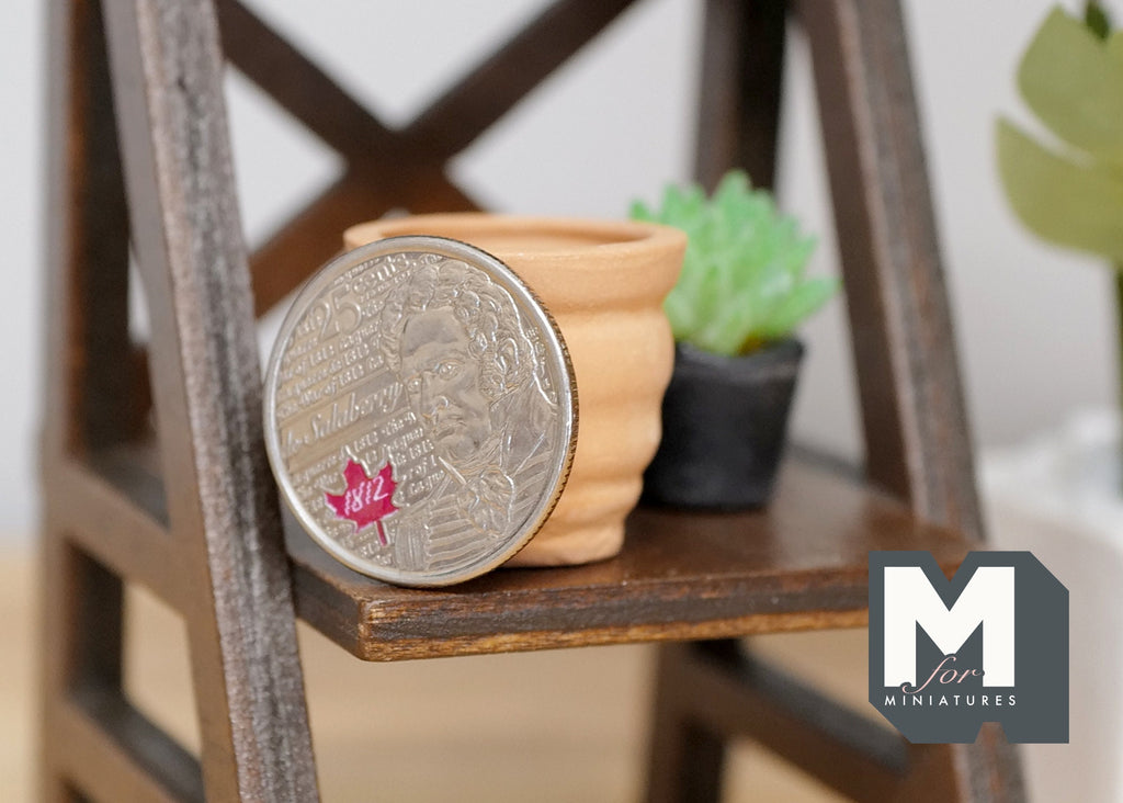 1:12 Dollhouse Supplies Miniature Clay Pottery Planter, clay flower pot gardening 1 12 scale miniature plants container - A065