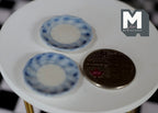 1:12 Dollhouse Supplies Miniature Plate set of 2 - A075