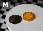 1:12 Scale Miniature Orange Pie, 1 inch dia., DIY Dollhouse Supply