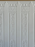 Dollhouse Supplies Embossed Wall Columns Panel Sheet 13-1/2" x 9-3/4"