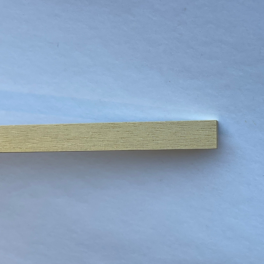Dollhouse Supplies Door Trim Window Casing Pine Wood Strips Set of 4 , 1/8" x 3/8" x 12" Inch Long