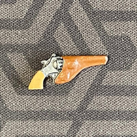 1:12 Dollhouse Miniature Handgun in Holster F060