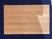 Dollhouse Red Oak Plank Flooring Sheet 17" x 11"