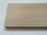 Dollhouse Siding Wall Panel Batten Panel Miniature Novelty Siding Beadboard Panel 12"(L) x 3-1/2"(H) - 12 inch long