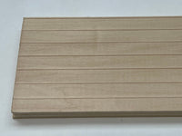 Dollhouse Siding Wall Panel Batten Panel Miniature Novelty Siding Beadboard Panel 12"(L) x 3-1/2"(H) - 12 inch long - J050