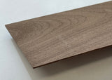 Dollhouse Walnut Strip Wood Sheet Plank Stripwood Siding Panel Batten Panel Miniature Beadboard 12"(L) x 1/16"(D) x 3"(H) - 12 inch long